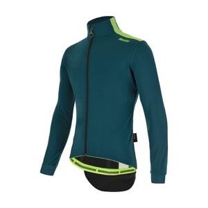 SANTINI Cyklistická zateplená bunda - VEGA MULTI  - zelená S