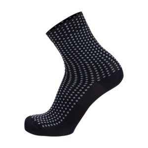 SANTINI Cyklistické ponožky klasické - SFERA - modrá/černá XL