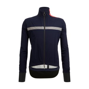 SANTINI Cyklistická voděodolná pláštěnka - GUARD NEO SHELL - modrá