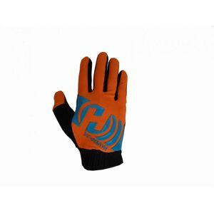 HAVEN Cyklistické rukavice dlouhoprsté - PURE - modrá/oranžová