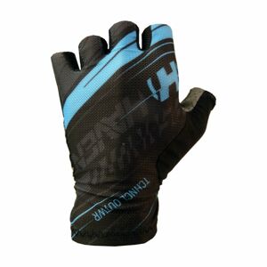 HAVEN Cyklistické rukavice krátkoprsté - PENNUTO - černá/modrá