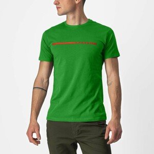 CASTELLI Cyklistické triko s krátkým rukávem - VENTAGLIO TEE - zelená S