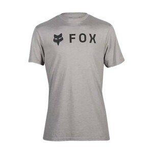FOX Cyklistické triko s krátkým rukávem - ABSOLUTE PREMIUM - šedá XL