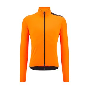 SANTINI Cyklistická zateplená bunda - ADAPT MULTI - oranžová S