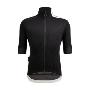 SANTINI Cyklistická zateplená bunda - ADAPT SHELL - černá XL
