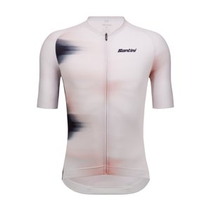 SANTINI Cyklistický dres s krátkým rukávem - OMBRA - bílá XS
