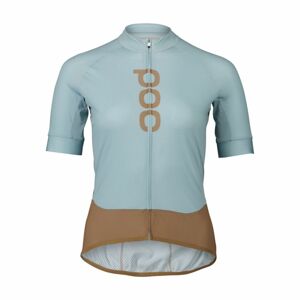 POC Cyklistický dres s krátkým rukávem - ESSENTIAL ROAD  - modrá/hnědá S