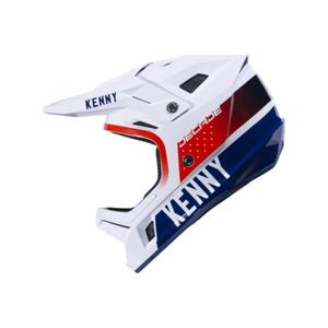 KENNY Cyklistická přilba - DECADE MIPS - bílá/červená/modrá (57-58 cm)