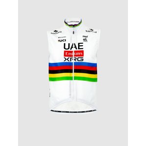PISSEI Cyklistická vesta - TADEJ POGACAR WORLD CHAMP - bílá XL