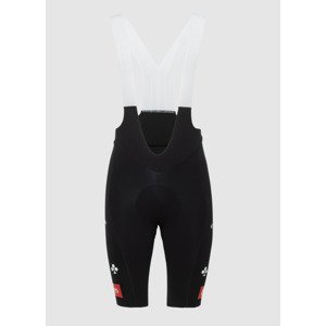 PISSEI Cyklistické kalhoty krátké s laclem - UAE TEAM EMIRATES XRG 2025 - bílá/černá 3XL