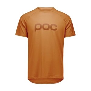 POC Cyklistické triko s krátkým rukávem - REFORM ENDURO TEE - hnědá S