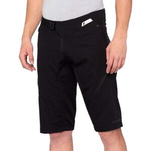 100% SPEEDLAB Cyklistické kalhoty krátké bez laclu - AIRMATIC SHORTS - černá L
