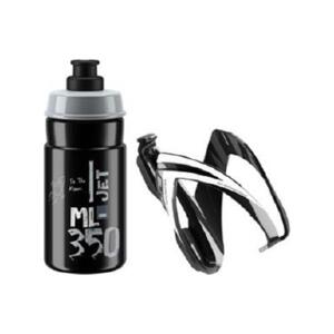 ELITE láhev+košík - CEO 350 ml - černá
