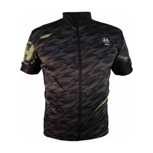 HAVEN Cyklistický dres s krátkým rukávem - TEAM - černá M