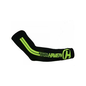 HAVEN Cyklistické návleky na ruce - SOFTIES - černá/žlutá XL