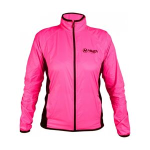 HAVEN Cyklistická větruodolná bunda - FEATHERLITE - růžová/černá 3XL