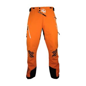 HAVEN Cyklistické kalhoty dlouhé bez laclu - POLARTIS - oranžová XS