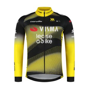 RAPIDGEAR Cyklistický dres s dlouhým rukávem letní - VISMA TDF25 REPLICA JERSEY - žlutá/černá 2XL