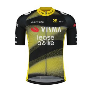 RAPIDGEAR Cyklistický dres s krátkým rukávem - VISMA TDF25 REPLICA JERSEY - žlutá/černá XL