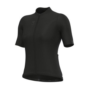 ALÉ Cyklistický dres s krátkým rukávem - COLOR BLOCK PRAGMA - černá 2XL