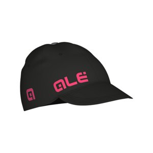 ALÉ Cyklistická čepice - RAP - černá/růžová