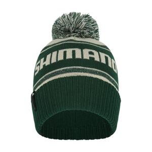 SHIMANO Cyklistická čepice - YUKI POM - zelená UNI