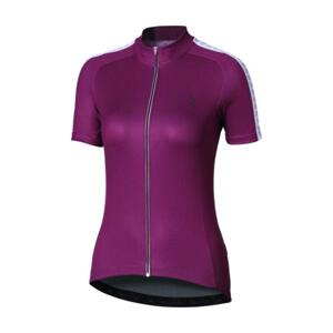 BBB Cyklistický dres s krátkým rukávem - DONNA - fialová