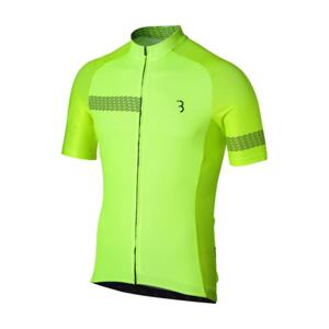 BBB Cyklistický dres s krátkým rukávem - COMFORTFIT 2.0 - žlutá