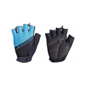 BBB Cyklistické rukavice krátkoprsté - HIGHCOMFORT - modrá L