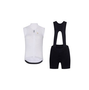 RIVANELLE BY HOLOKOLO Cyklistický krátký dres a krátké kalhoty - PURE - bílá/černá