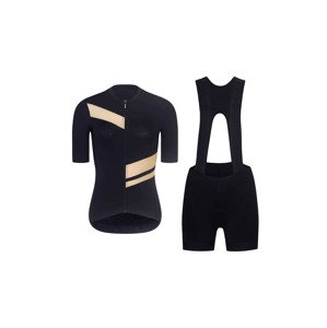 RIVANELLE BY HOLOKOLO Cyklistický krátký dres a krátké kalhoty - GLAMOR - béžová/černá