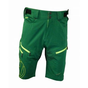 HAVEN Cyklistické kalhoty krátké bez laclu - NAVAHO SLIMFIT - zelená XL