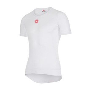 CASTELLI Cyklistické triko s krátkým rukávem - PRO ISSUE - bílá 2XL