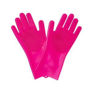 Muc-Off Deep Scrubber Gloves L růžová