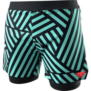 Dynafit Trail Graphic 2/1 Shorts W XS černá/tyrkysová