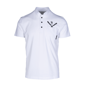 Stöckli Polo Mao Shirt M bílá