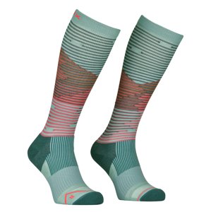 Ortovox All Mountain Long Socks W 35-38 tyrkysová