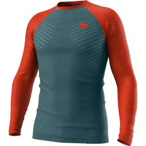 Dynafit Tour Light Merino Long Sleeve Shirt Men XXL modrá/oranžová