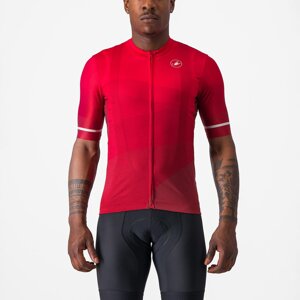 Castelli Orizzonte Jersey XL červená/bílá