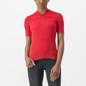Castelli Anima 4 Jersey W XL červená