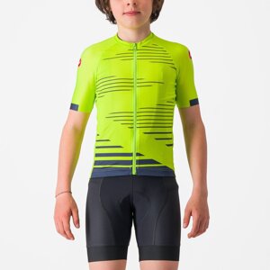 Castelli Aero Kid Jersey 8 žlutá/modrá