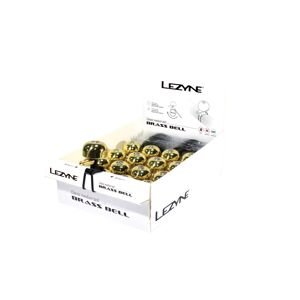 Lezyne CLASSIC BRASS MEDIUM BELL BOX žlutá/černá
