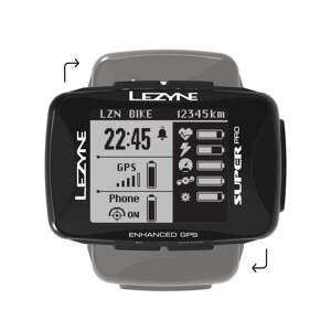 Lezyne SUPER PRO GPS  černá