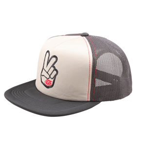 TLD Kšiltovka Trucker Peace Out UNI černá/bílá