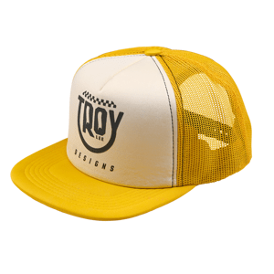 TLD Kšiltovka Trucker Smiley UNI žlutá/bílá