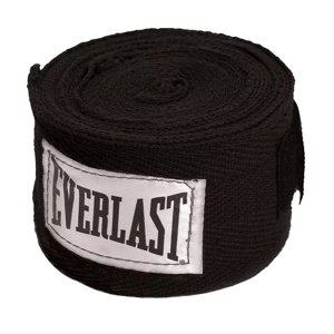 Boxerské bandáže Everlast Handwraps 300 cm  černá