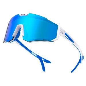 Juniorské sluneční brýle Altalist Kizuna JR  bílo-modrá s modrými skly