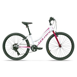 Juniorské dívčí kolo Galaxy Ruby 24" 9.0  bílá  12" (138-148 cm)