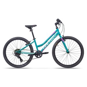 Juniorské dívčí kolo Galaxy Ruby 24" 9.0  tyrkysová  12" (138-148 cm)