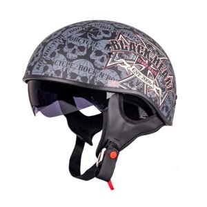 Moto přilba W-TEC Black Heart V535 Cross Skull XL (61-62)